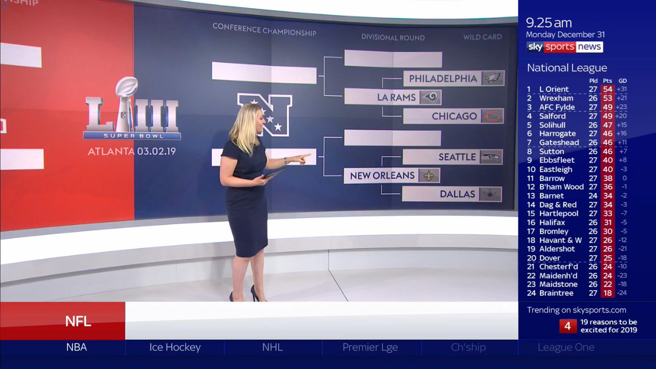 31 December - 09.00.00 - Good Morning Sports Fans. Round-up of t