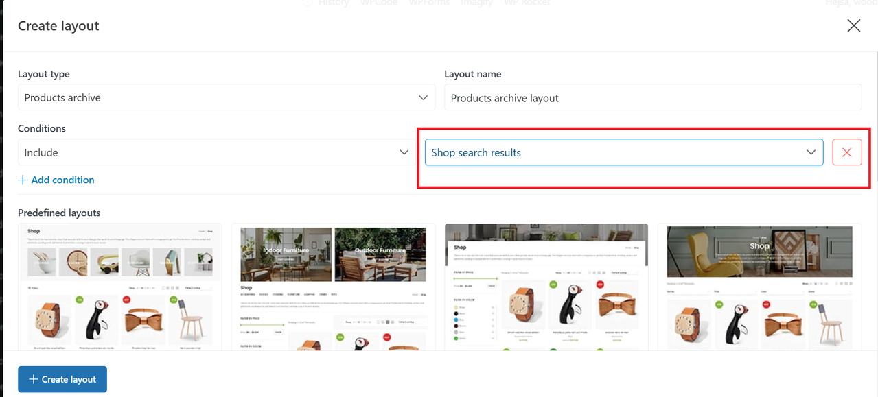 shop search