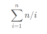 Harmonic Number