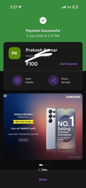 Payment Proof 3