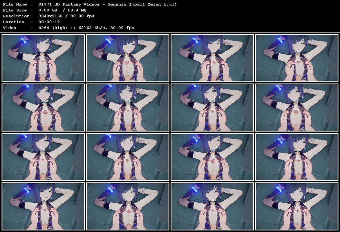 01771 3D Fantasy Videos - Genshin Impact Yelan 1.mp4