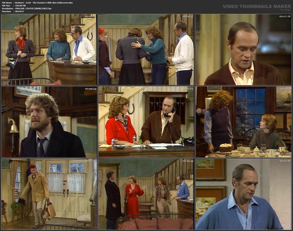 Newhart - 1x10 - The Senator's Wife Was Indiscreet.mkv