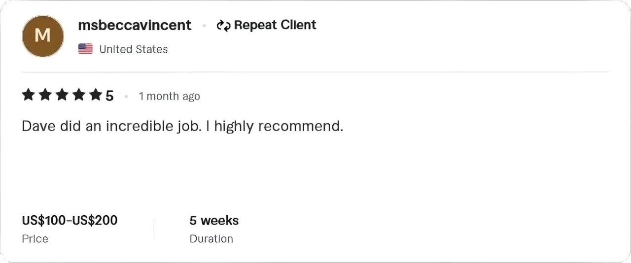 Testimonial showing major IMDb ranking improvement with effective organic STARmeter growth and trusted promotion.