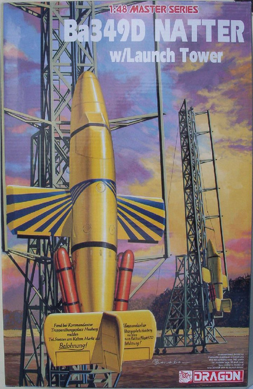 Dragon 48 Ba 349D Natter w Launch Tower