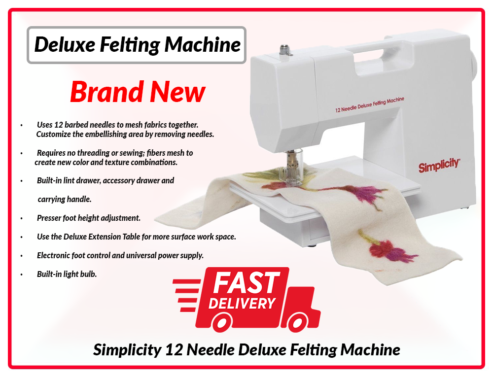 Felting Machine Simplicity Deluxe Felting Machine RRP £199.99 Fast