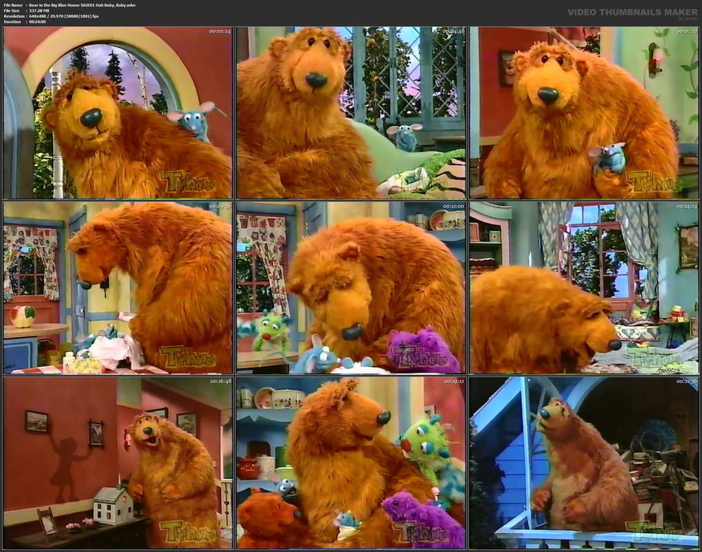 Bear in the Big Blue House S02E01 Ooh Baby, Baby.mkv