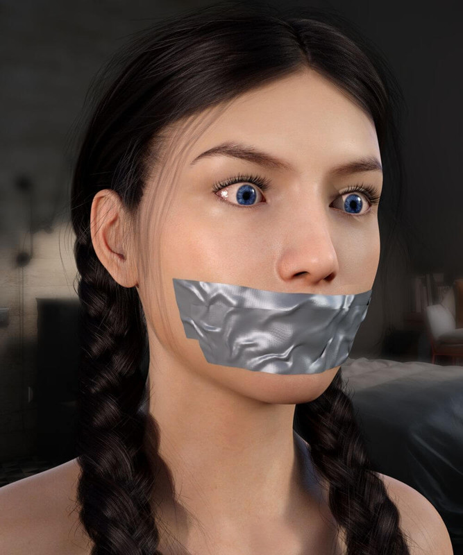 Duct Tape Gag For Genesis 8 Female