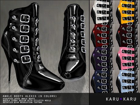[Image: KARU-KARU-POSTER-Latex-Ankle-Boots-Alexis-9-Colors.jpg]