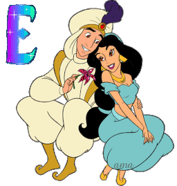 Aladin y Jazmín de Aladdin  E