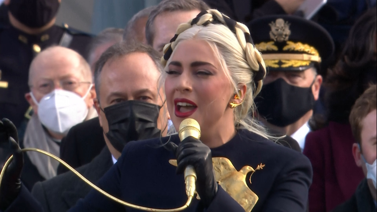 Lady Gaga - The Star-Spangled Banner,Inauguration of Joe Biden,Jan 20, 2021(FEED-1080i-MPA2.0-@rt-v-