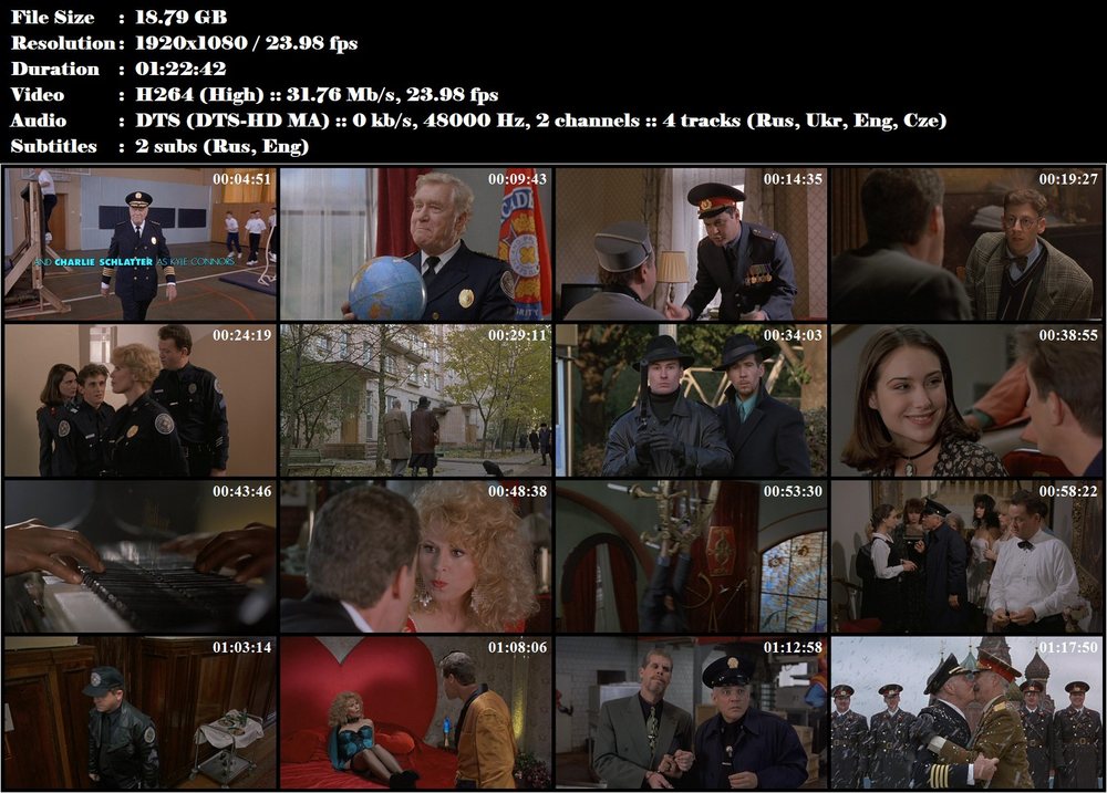 Re: Policejní akademie 7: Moskevská mise (1994)