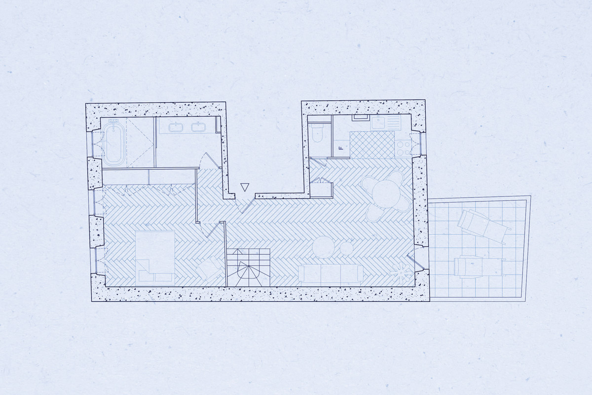Plan projet - étage bas