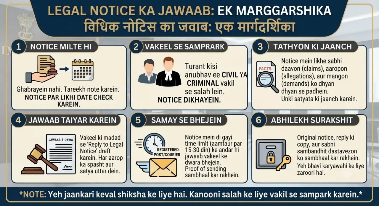 Legal Notice Ka Jawab Kaise De: Complete Guide