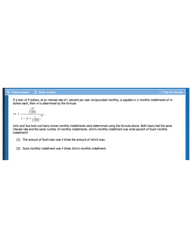 Interest GMATPrep - Page 1