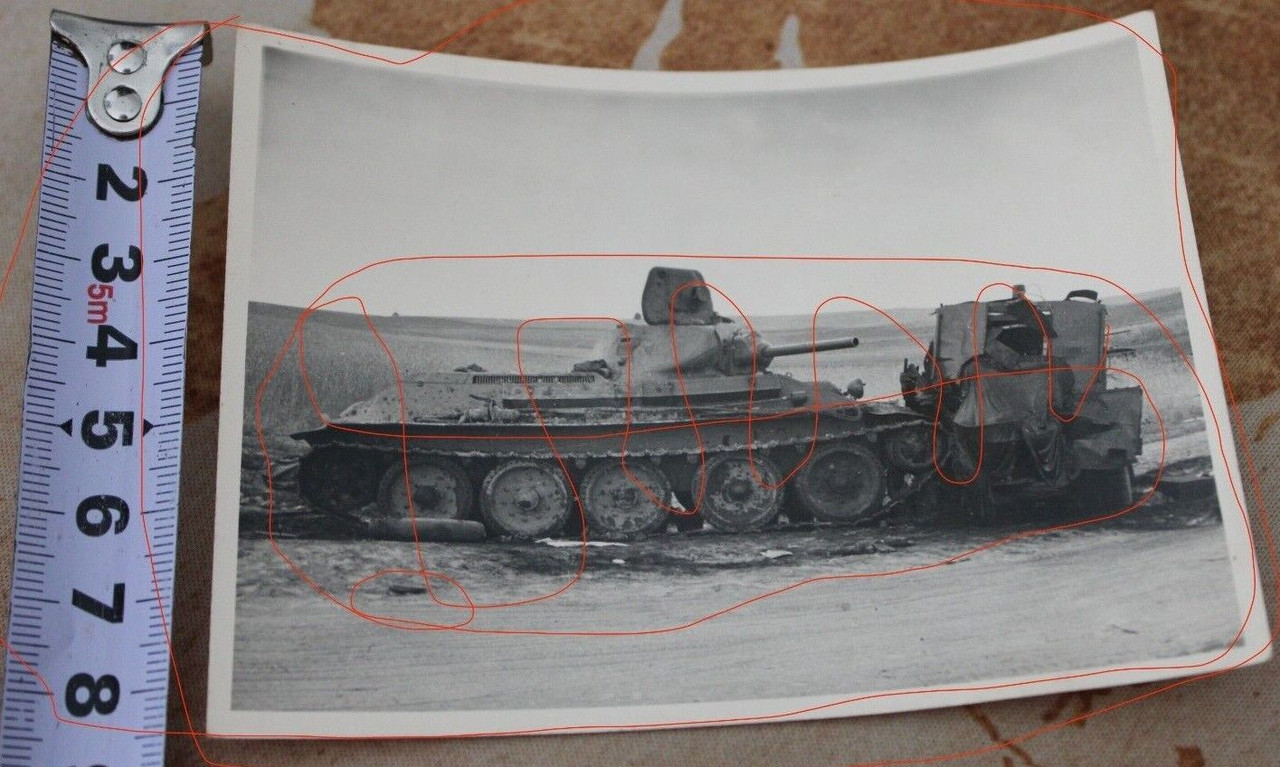 Panzer tank Beute zerstört Ausrüstung