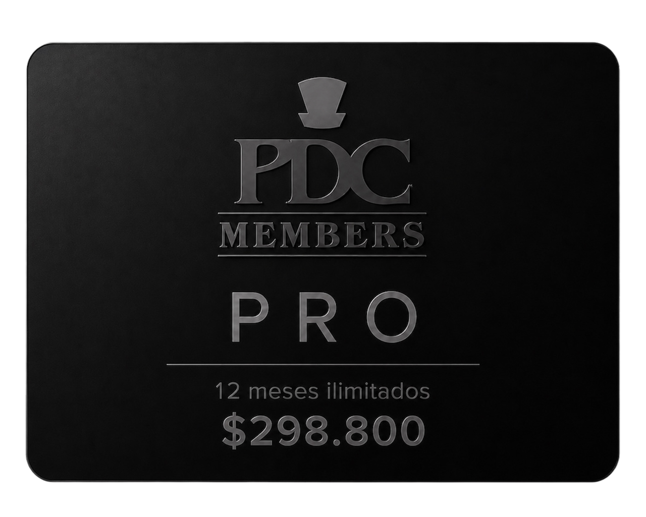 PDC Members Pro · 12 meses · $298.800