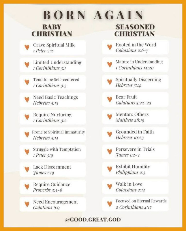 Seasoned Christians vs. Baby Christians