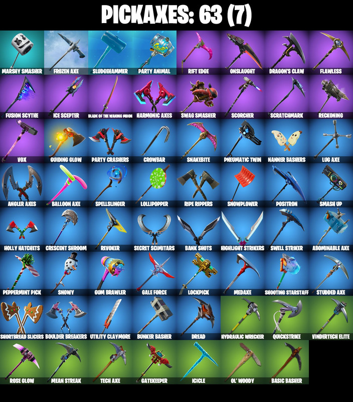 pickaxes comp