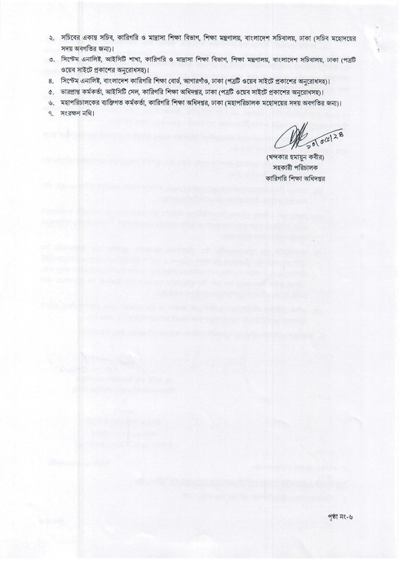 Directorate of Technical Education (DTE) Exam Result 2024 PDF-6