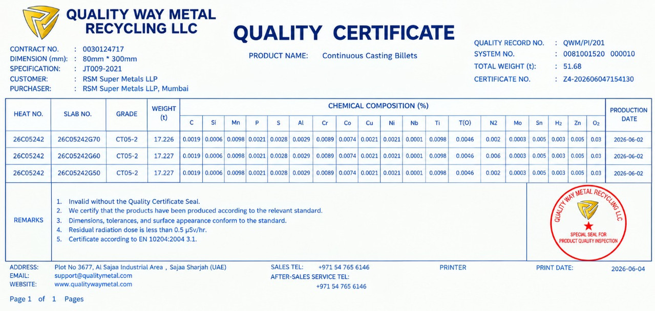 Company Certificate