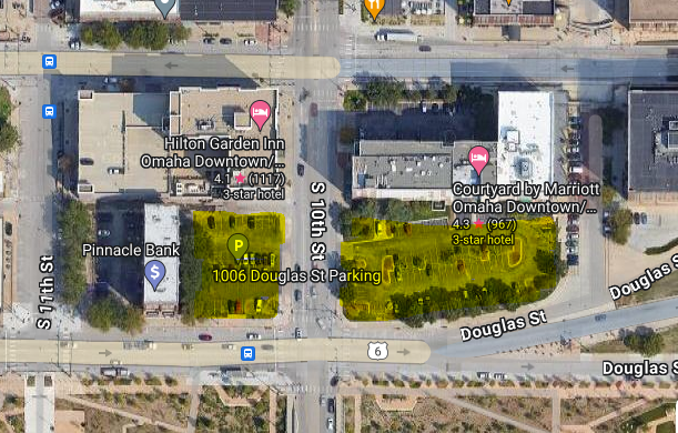 surface lots 10th and Douglas