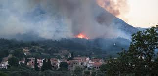 ΔΑΣΙΚΕΣ ΠΥΡΚΑΓΙΕΣ ΣΤΗΝ ΕΛΛΑΔΑ ΚΑΙ ΣΤΗ ΧΙΟ