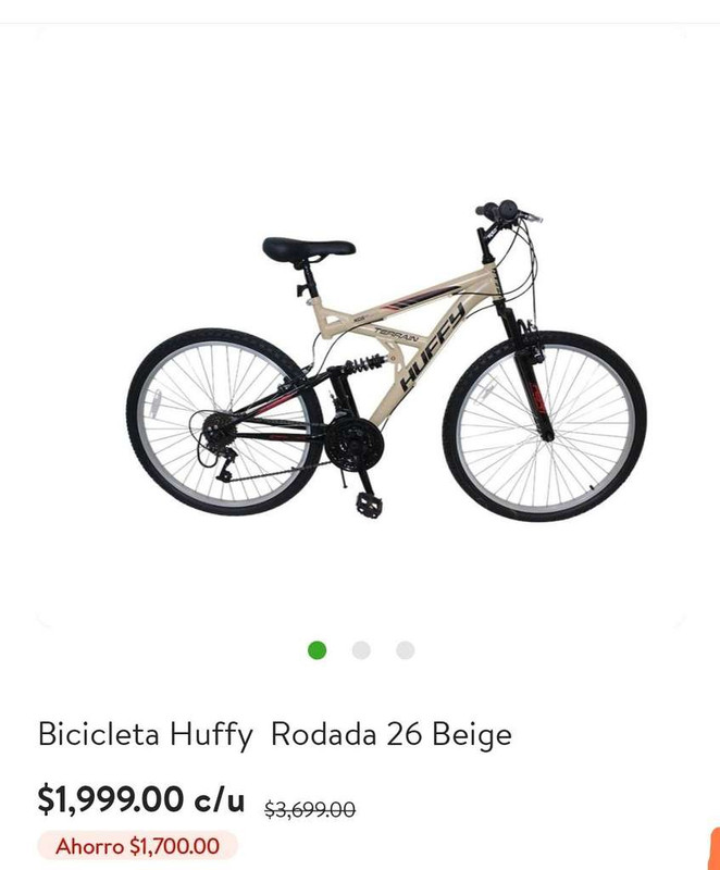 Bicicleta Huffy Rodada 26 Beige