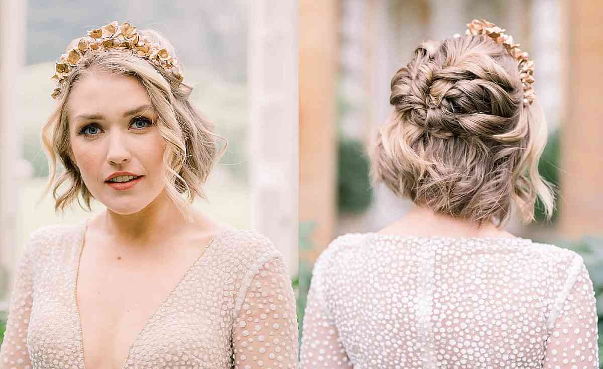 Tips for Styling Short Hair for a Wedding