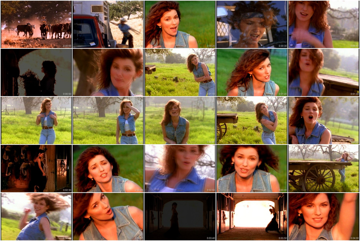 Shania Twain - Any Man Of Mine (Clean, NTSC) [1995]