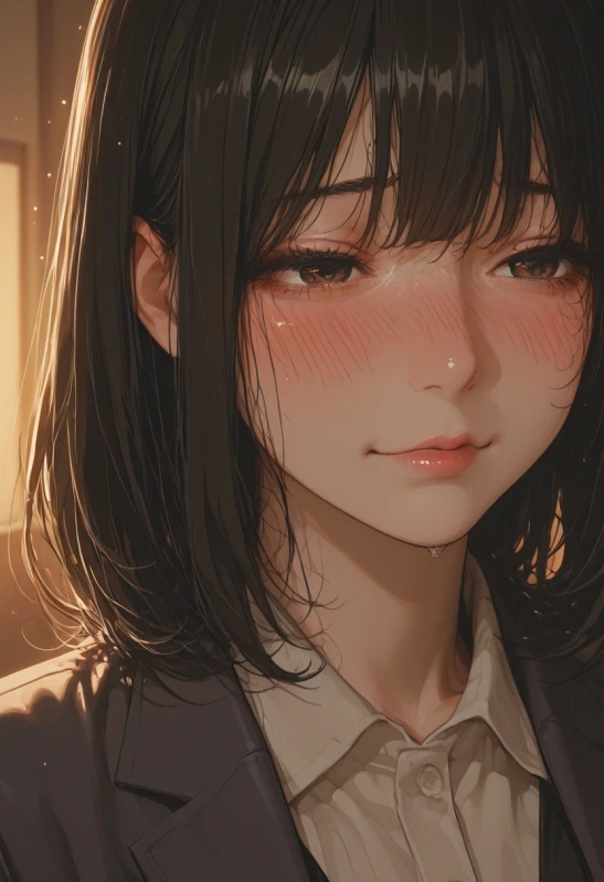 Flustered misaki hora