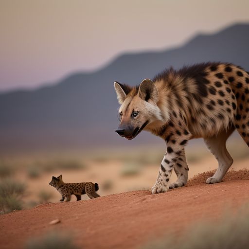 The-image-showcases-a-hyena-in-6