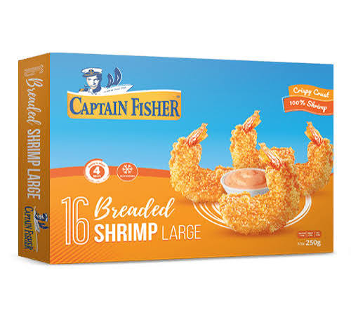 Captain Fisher Large Fried Shrimp 250 g