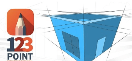 Create One, Two, and Three-Point Perspective Drawings using Autodesk Sketchbook