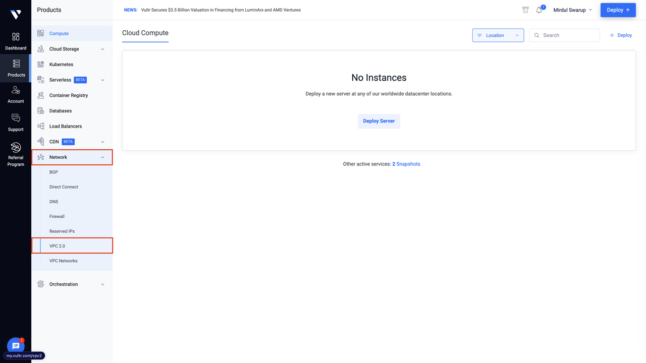 open vpc window
