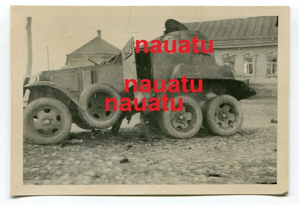 Russland Beute Panzer Aufklärungsfahrzeug BA-10 1941