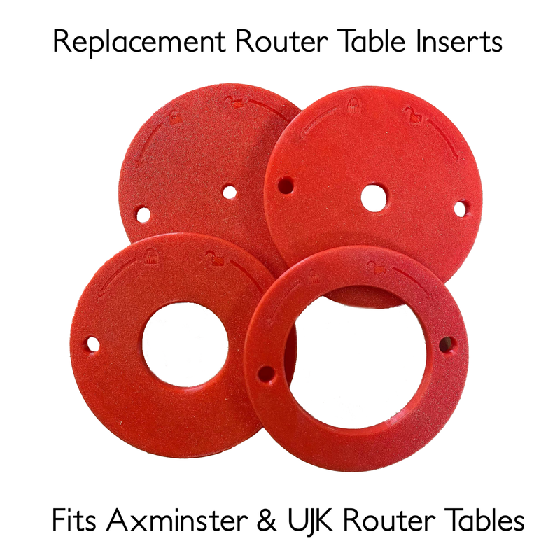 Axminster Router Table Insert Rings