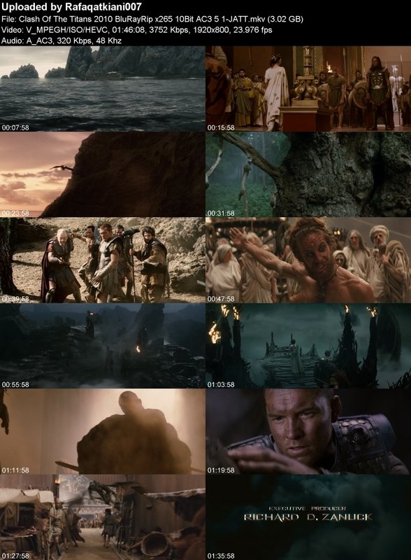 Clash Of The Titans 2010 BluRayRip x265 10Bit AC3 5 1-JATT