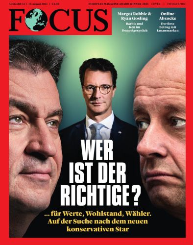 Cover: Focus Nachrichtenmagazin No 34 vom 19  August 2023