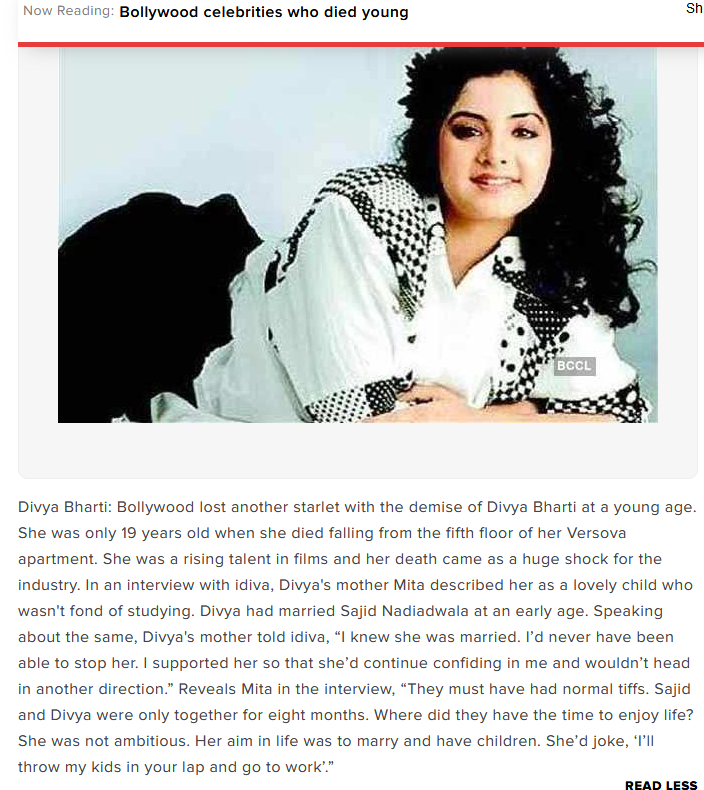Diviya Bharti Romance And Fuck Videos - How did Divya Bharti died? - Page 4 | Bollywood News, Bollywood Movies,  Bollywood Chat