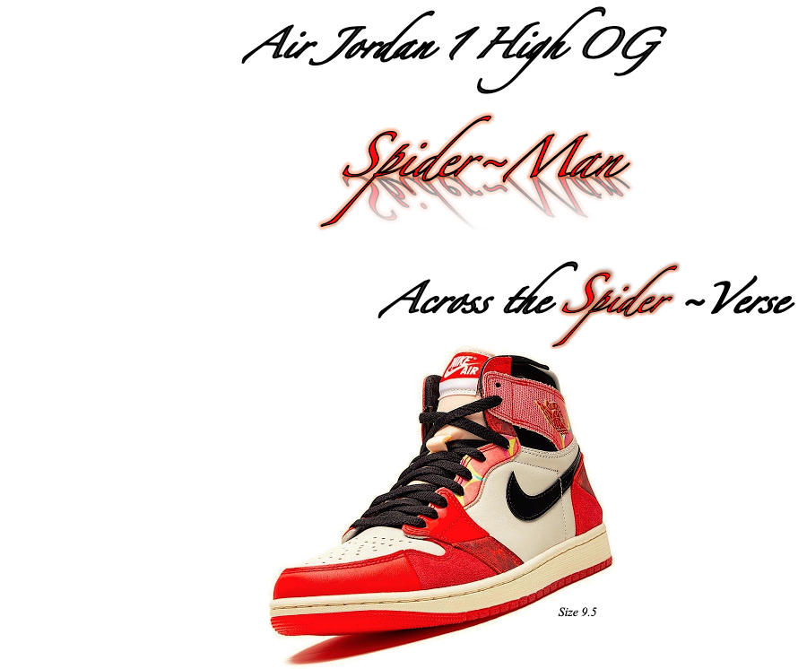 👟Air Jordan 1 High OG Spider-Man Across the Spider-Verse