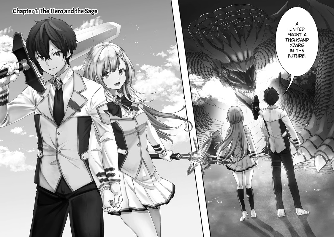 The Hero and the Sage, Reincarnated and Engaged - c001 (v01) - p004-p005 [web] [Manga UP!] [Oak]