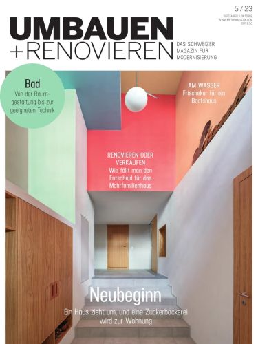Cover: Umbauen und Renovieren September-Oktober No 05 2023