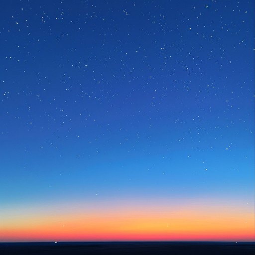starry twilight sky stockcake