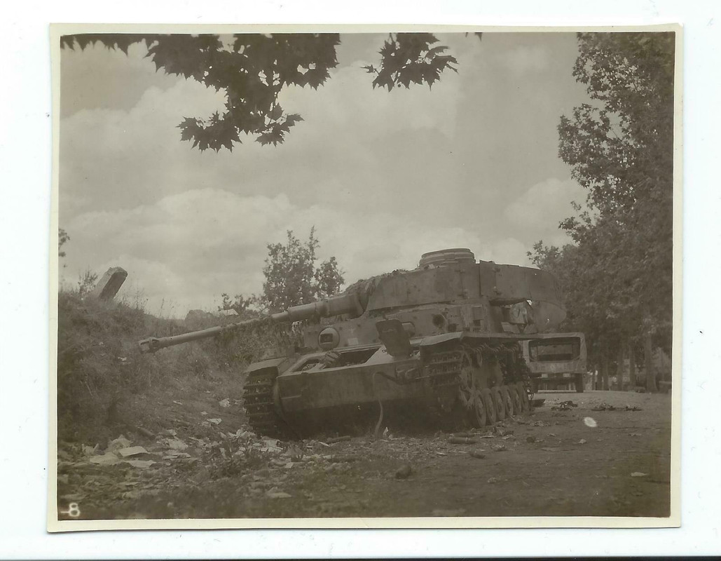 Knocked Out Italian Tanks