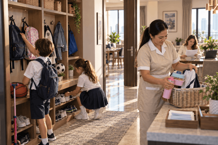 Give School Items a Fixed Place