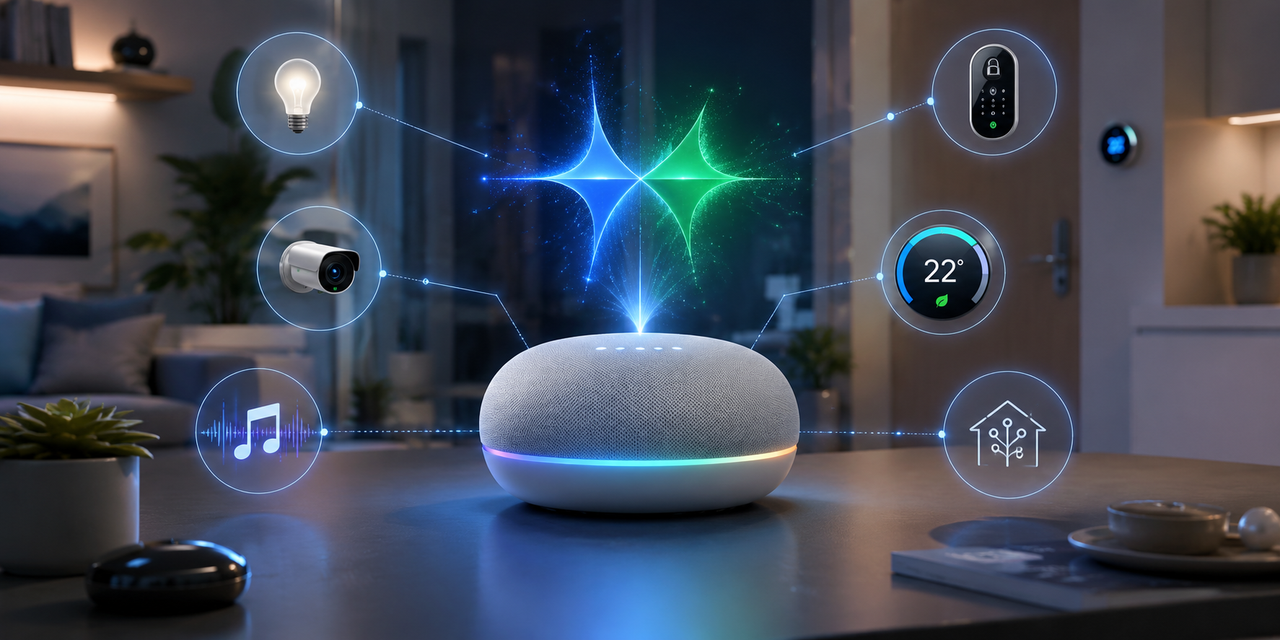 Google Home Speaker chega com IA generativa, conversa natural, áudio 360° e promessa de transformar a casa conectada em algo menos “robô obediente” e mais assistente de verdade