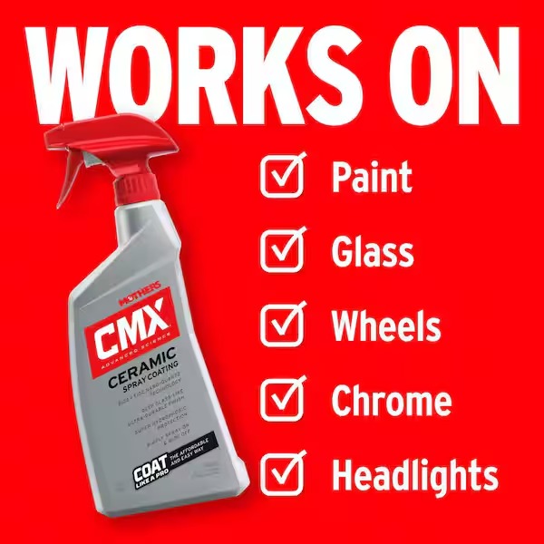 Car Paint Water Beading Ceramic Coating Effect