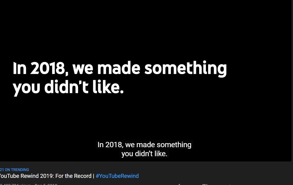 YouTube Rewind 2019