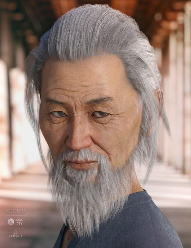 Nikan Hair and Beard for Genesis 3 & 8 Male(s) Nikan Hair and Beard for Genesis 3 & 8 Male(s)