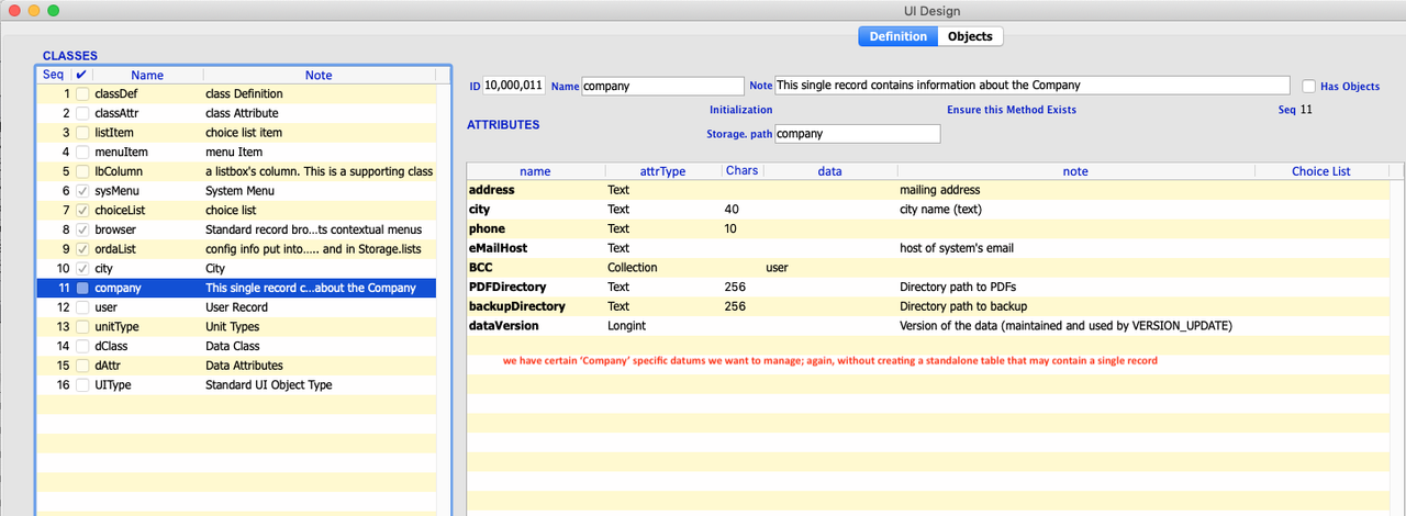 19 UI Design - 'Company' definition. Can result in 1 or more ent